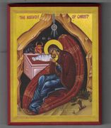 Orthodox Icon of the Nativity of the Lord (Christmas) Small