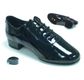 260309 Tomas Black Patent Men's Dance Shoes 1"