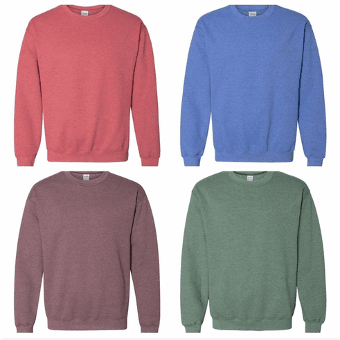 8 ounce crew neck sweatshirt