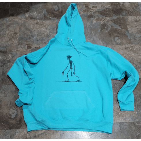8 ounce Scuba sweatshirt with Zombie 