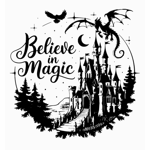 Add a design Believe in magic