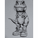 Add a design Dinosaur with shoes or Must run faster!