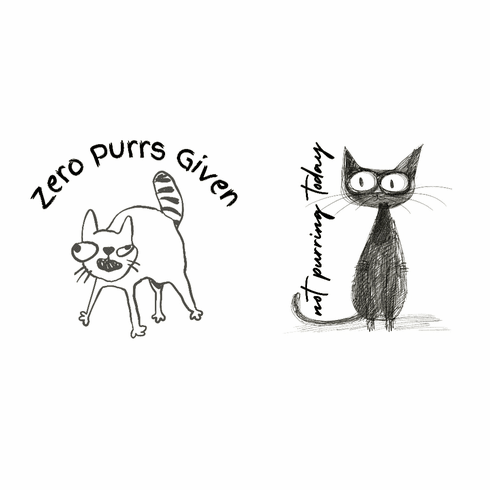 Add a design grumpy cat