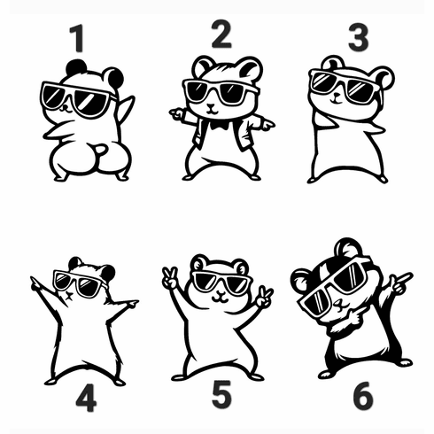 Add a design hamsters