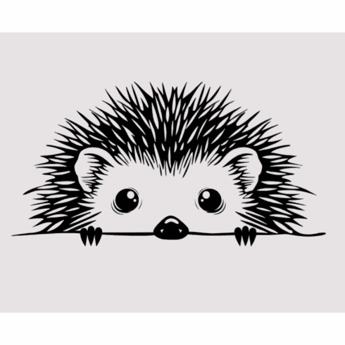 Add a shirt design hedgehog