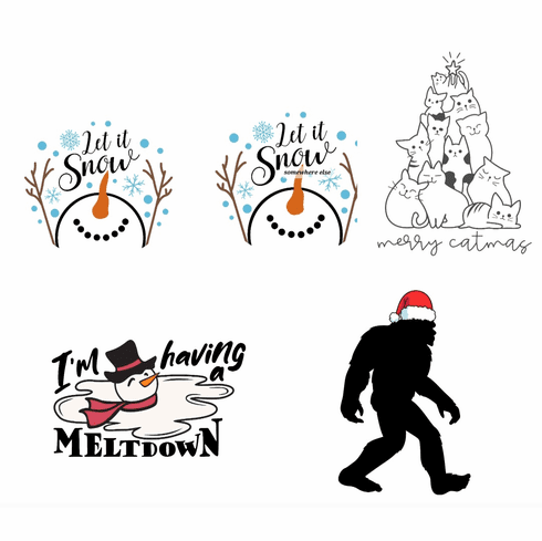 Add a shirt design winter fun