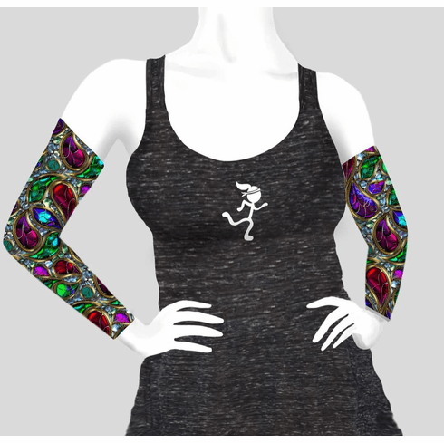 Arm Sleeves Abstract Gems