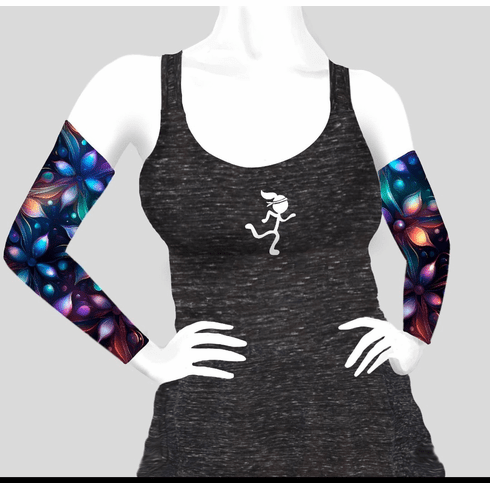 Arm Sleeves cold gear galaxy flower