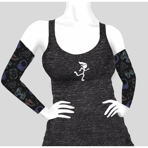 Arm Sleeves fitness doodle