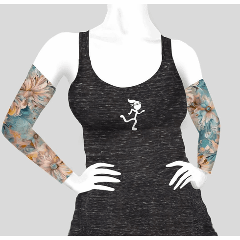 Arm Sleeves floral swirl cold gear