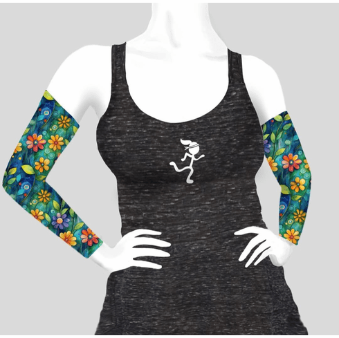 Arm Sleeves flower garden