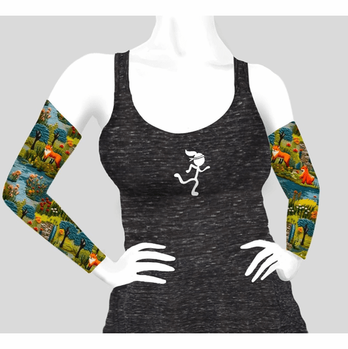 Arm sleeves forest fox cold gear