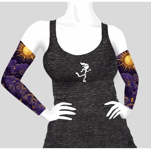 Arm Sleeves purple celestial