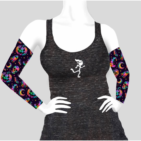 Arm Sleeves rainbow halloween