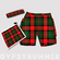 Arm Sleeves red and green plaid