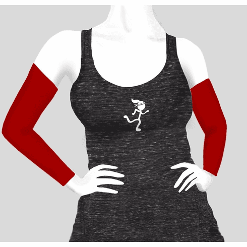 Arm sleeves solid red COLD GEAR