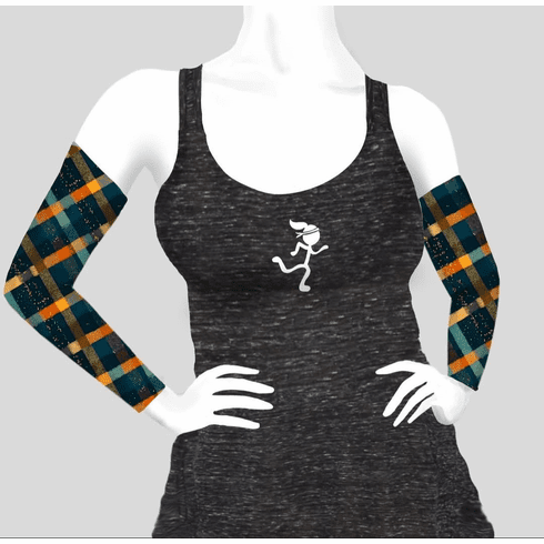 Armsleeves Thankgiving plaid