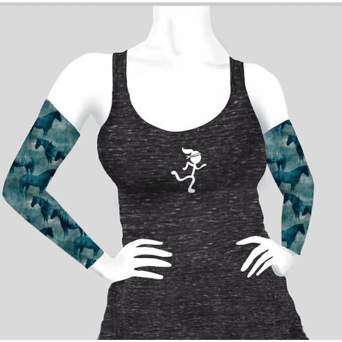 Armsleeves watercolor horses