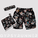 Combination double pocket shorts, wrist towel and headband