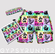 Combination double pocket shorts, wrist towel and headband
