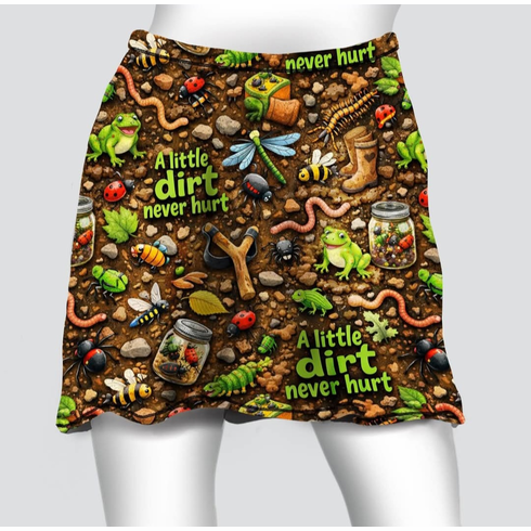 Cover skirt a little dirt