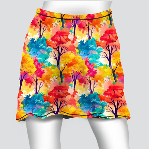 Cover skirt autumn trees
