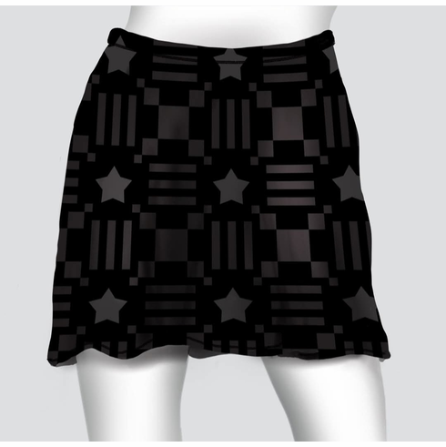 Cover skirt black flag