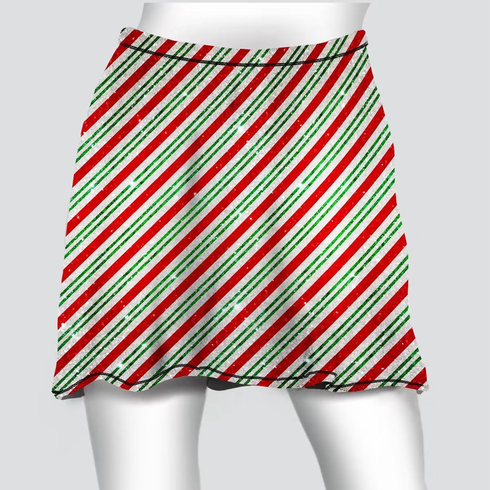 Cover skirt candycane sparkle