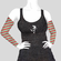 Cover skirt candycane sparkle