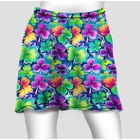 Cover skirt colorful clover