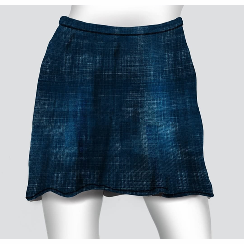 Cover skirt denim