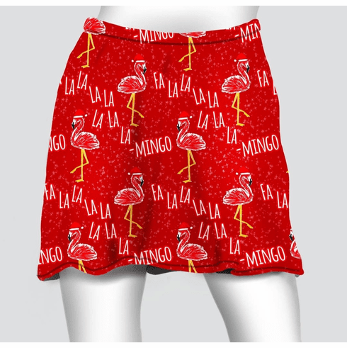 Cover skirt Fa La La La Flamingo