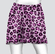 Cover skirt pink leopard fur
