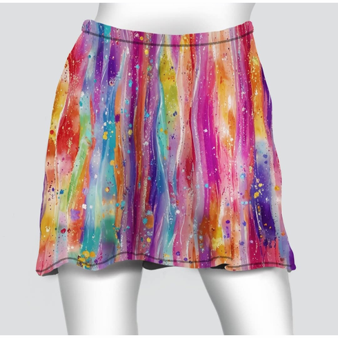 Cover skirt summer stripes