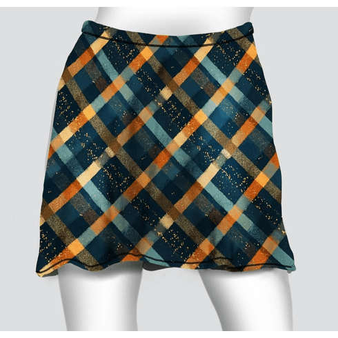Cover skirt  Thanksgiving plaid