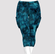 Double pocket capri watercolor teal