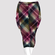 Double pocket capris burgundy grunge plaid