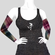 Double pocket capris burgundy grunge plaid