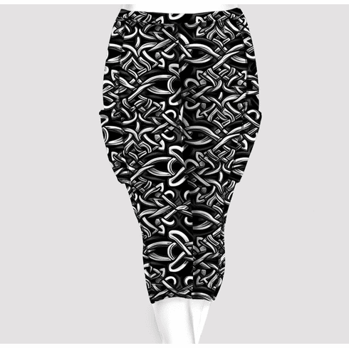 Double pocket capris celtic knot