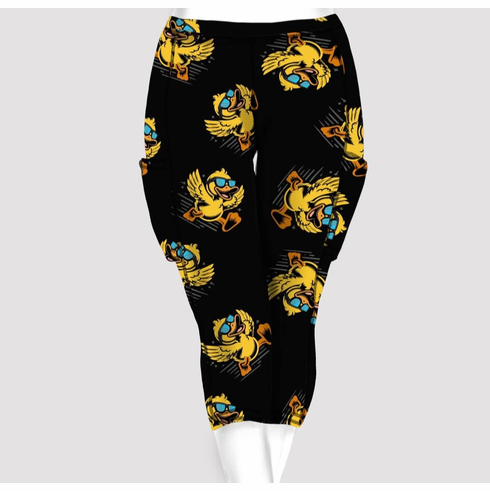 Double pocket capris ducks