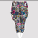 Double pocket capris flower doodle