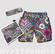 Double pocket capris flower doodle