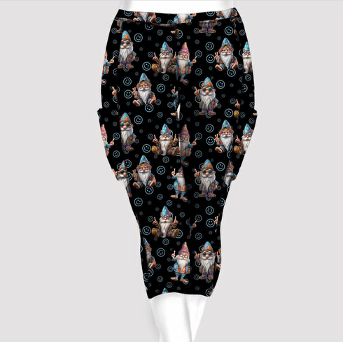 Double pocket capris hippie gnomes