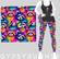 Double Pocket Capris neon raccoon
