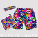 Double Pocket Capris neon raccoon