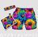 Double pocket capris pop art daisies