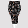 Double pocket capris sugar skull cats and dogs