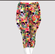Double pocket capris tropical skull