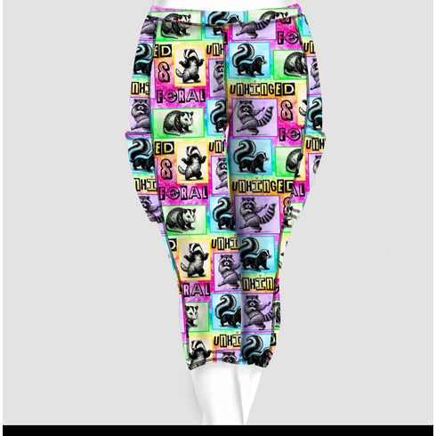 Double Pocket Capris unhinged and feral
