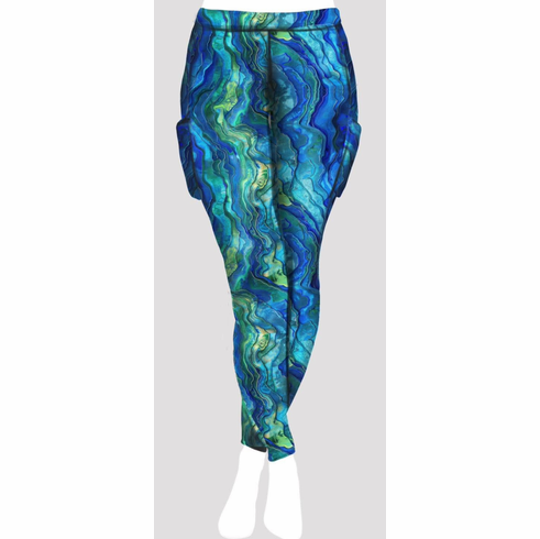 Double pocket pants abalone
